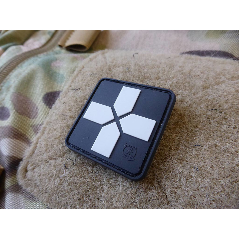 Medic Grey Cross PVC Patch SWAT 40mm