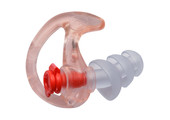 EP4 Sonic Defenders Plus | Filtered Flanged Earplugs (Clear)