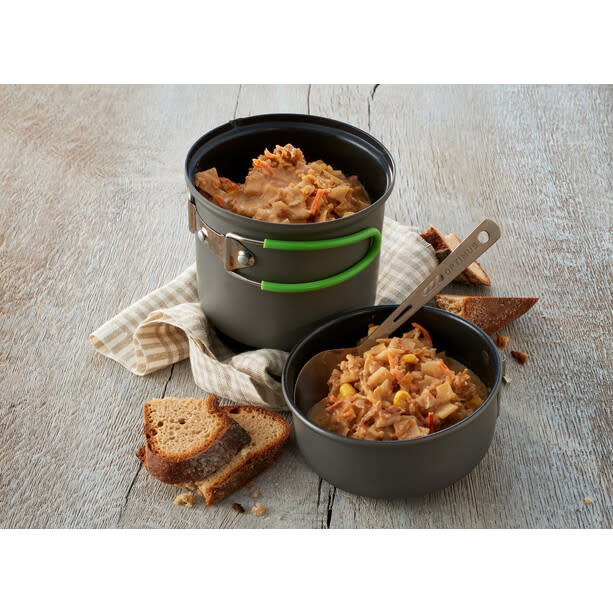 Potato Soup with Fried Onions