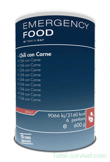 EMERGENCY FOOD Chili con Carne