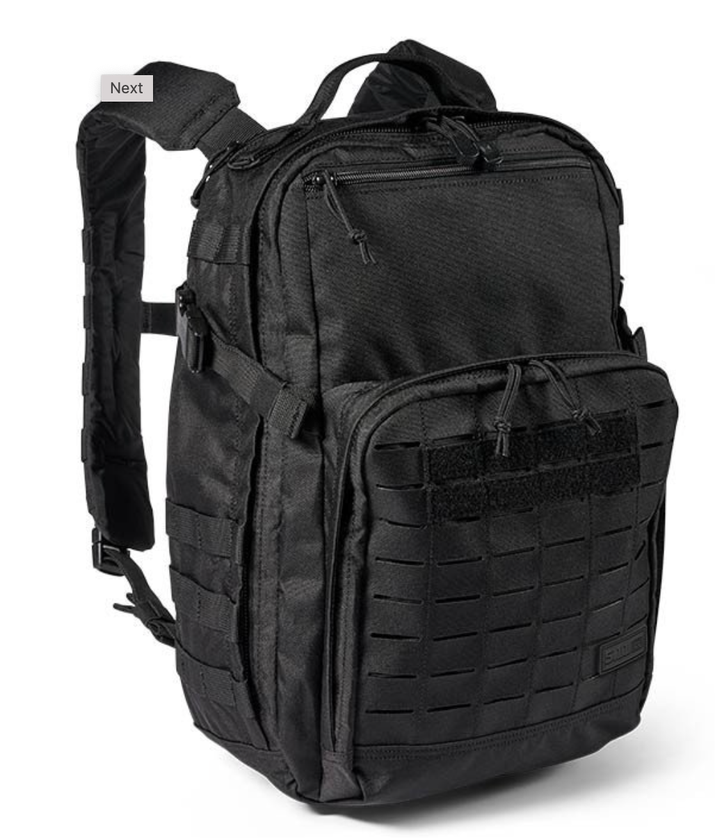 Fast-Tac 12 Backpack Black - Levelfour - Your Tactical Gear store