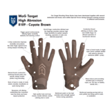 TARGET 8109 High Abrasion Gloves (Coyote)