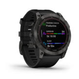 Fenix® 7X  Sapphire Solar Edition  (Carbon Grey) DLC Titanium