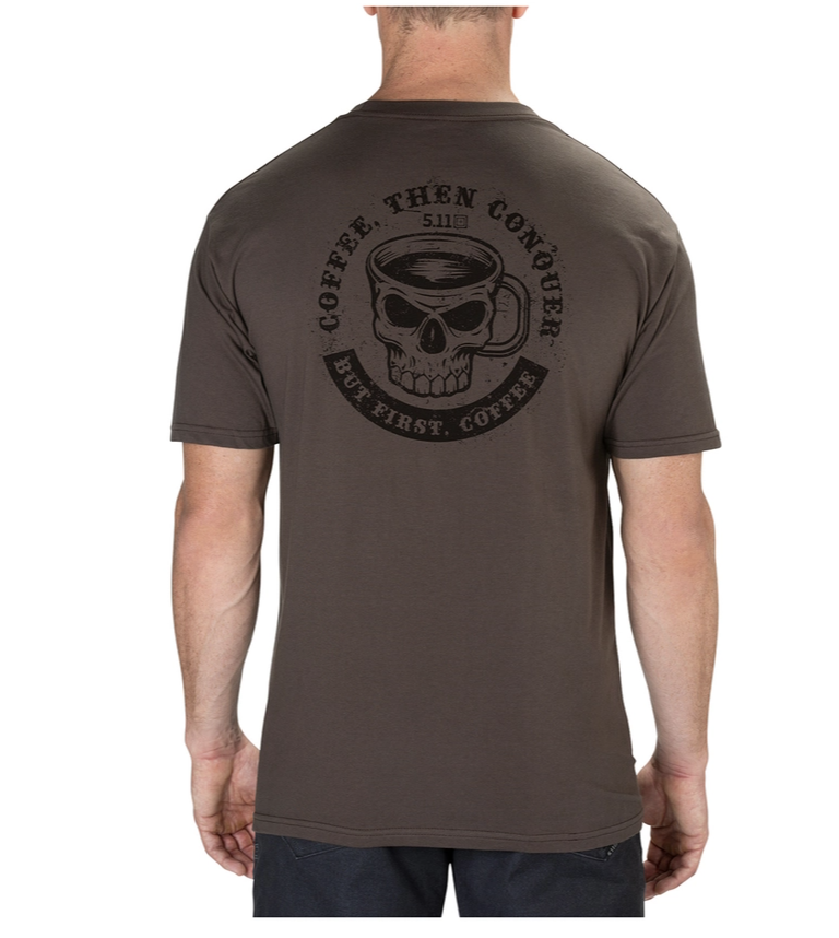 Coffee then Conquer Tee