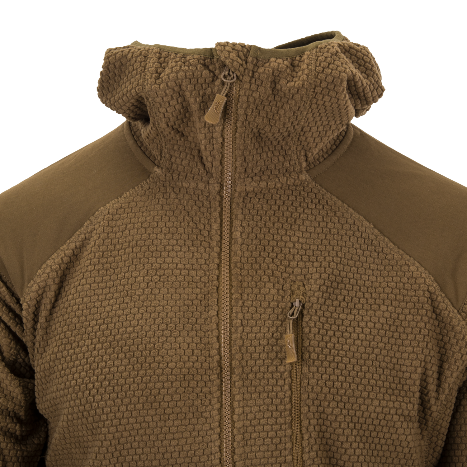 Alpha Hoodie Jacket Grid Fleece (Black)