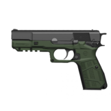 Browning FN Hi Power Grip and Rail System (OD Green)