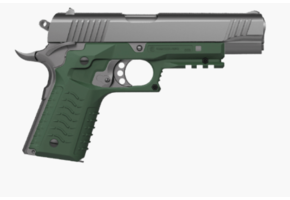 CC3 Grip and Rail System for the 1911 (Olive)