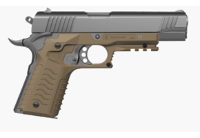 CC3 Grip and Rail System for the 1911 (Tan)