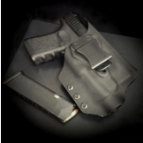 IWB Kydex Holster Glock 17 + O'light PL PRO  (Black)