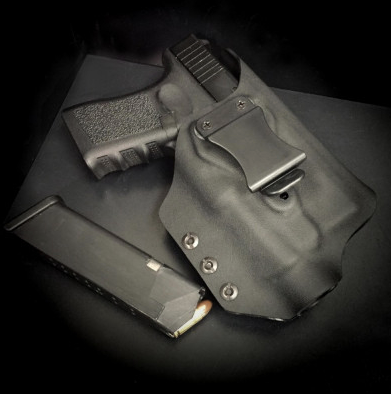 Holster Kydex INSIDER LAMPE (IWB) Glock 17 + O'light PL PRO