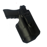 IWB Kydex Holster Glock 17 + O'light PL PRO  (Black)