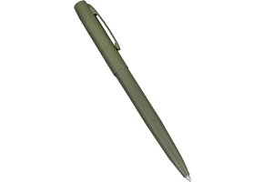 All Weather CLICKER PEN OD GREEN  (Black Ink)