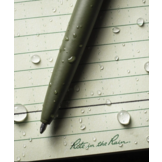 All Weather CLICKER PEN OD GREEN  (Black Ink)