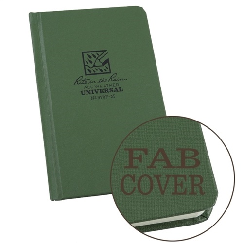 POCKET-SIZED HARD COVER BOOK (Olive)