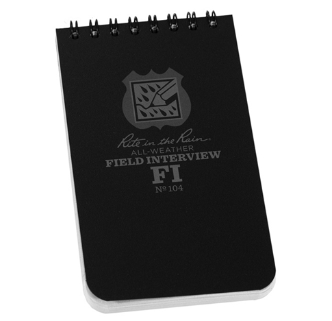 Field Interview Notebook 7.6x12.7cm