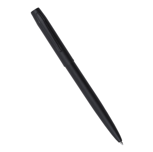 BLACK METAL CLICKER PEN (Blue Ink)