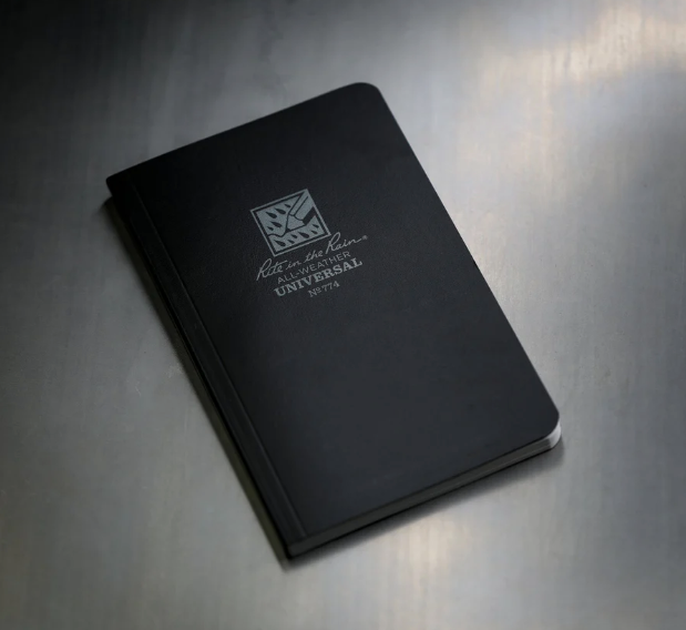 Notebook Black 11.7x17.7cm