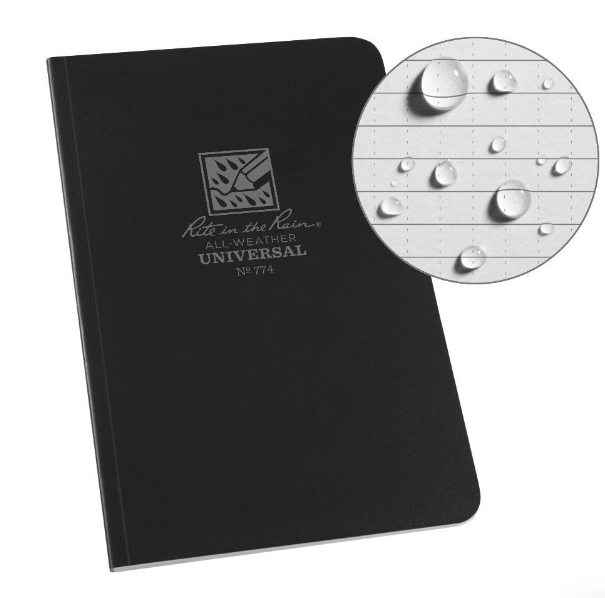 Notebook Black 11.7x17.7cm