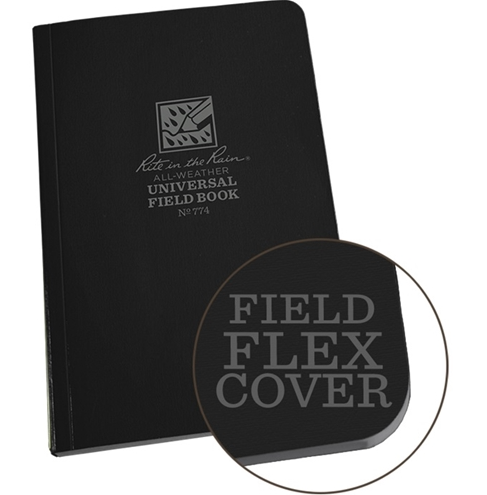 Notebook Black 11.7x17.7cm