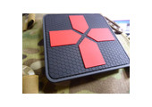 Big RedCross Medic Patch, 100mm, blackmedic / JTG 3D Rubber Patch
