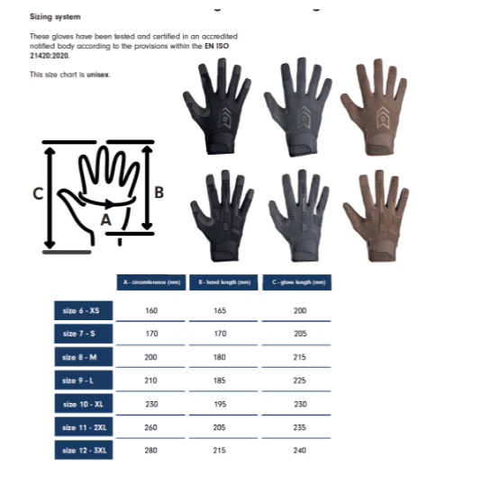 Masters of Gloves 4301 - Shelter 100% WP Merino Gloves