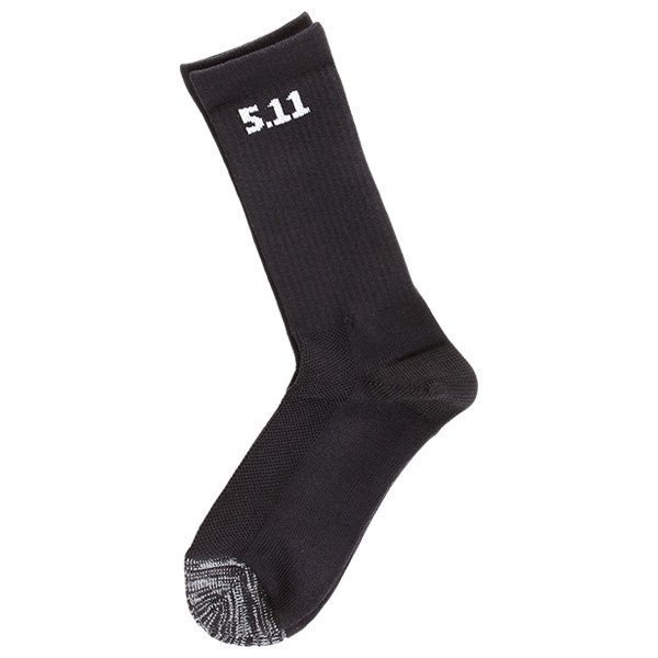 3-Pack 6'' Socks (Black)