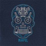 Sugar Skull Blend T-Shirt (Navy Blue)