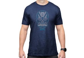 Sugar Skull Blend T-Shirt (Navy Blue)
