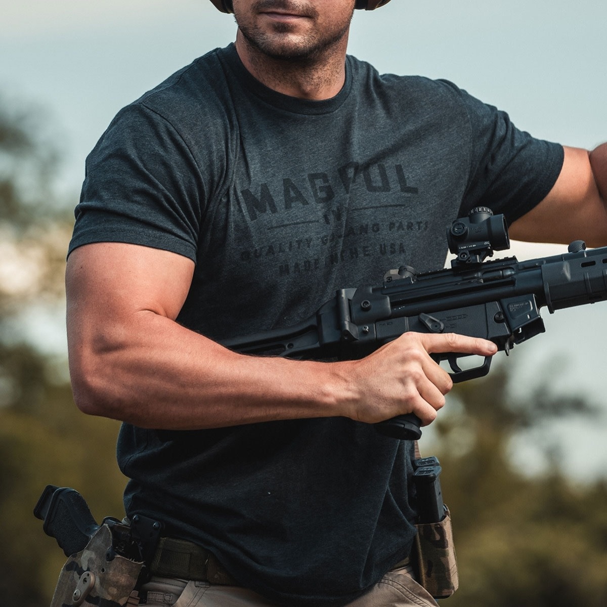 Go Bang Parts CVC T-Shirt (Charcoal Heather)