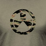 Tiger Stripe Icon Blend T-Shirt (Olive Drab Heather)