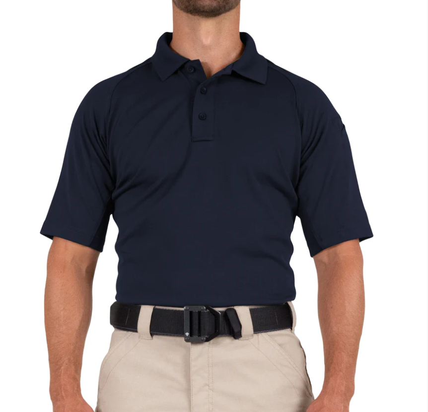 Men's Performance Short Sleeve Polo (Midnight Navy)