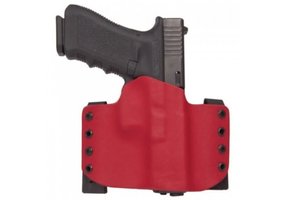Red Kydex OWB Holster w/Shirt Guard - M&P 9 (Right Hand)