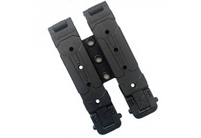 Two Molle Lock Clips + Adapter for OWB Holster/Mag Pouch