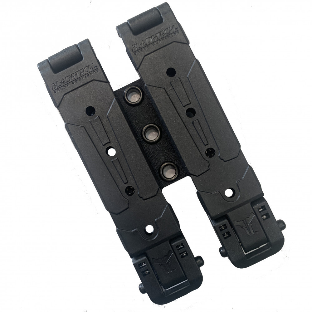 Two Molle Lock Clips + Adapter for OWB Holster/Mag Pouch