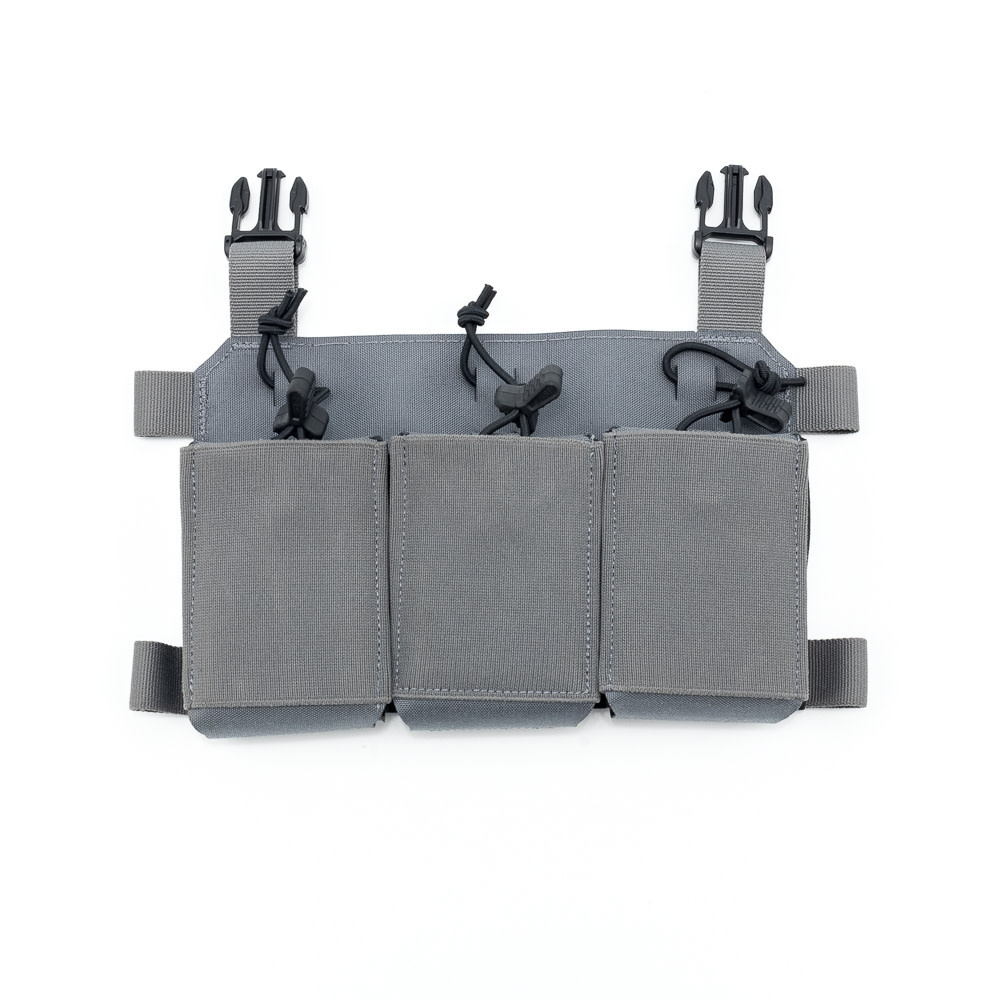 Triple Poche AR Thorax Placard w/ MP2 (Grey)