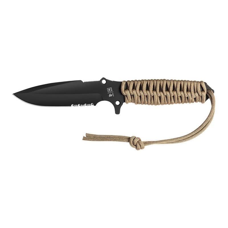Maraudeur Paracord 550 Serration + Etui Kydex (Coyote Brown)