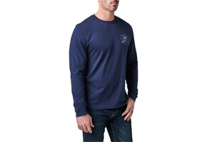 Quiet Warrior Long Sleeve Tee (Pacific Navy)
