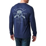 Quiet Warrior Long Sleeve Tee (Pacific Navy)
