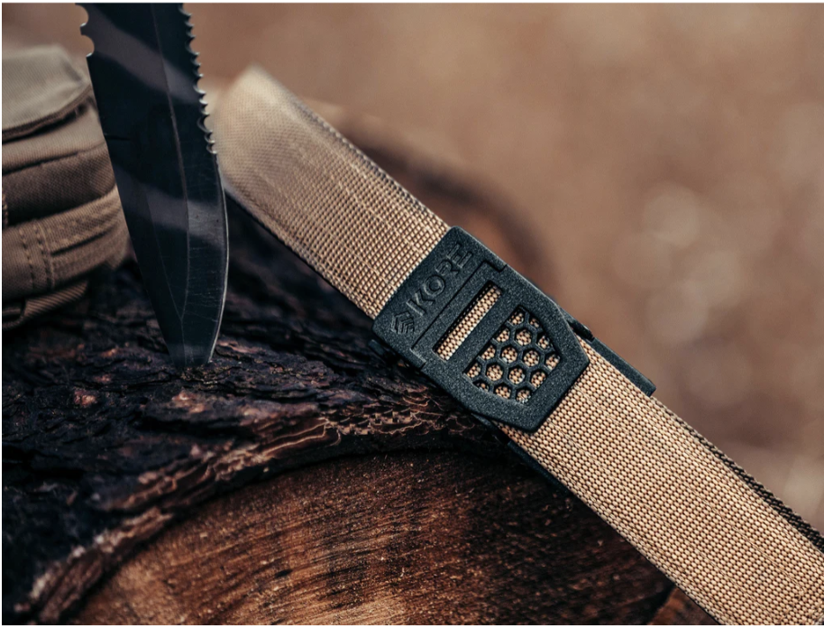 Black Tactical Gun Belt 1.5" X6 Buckle