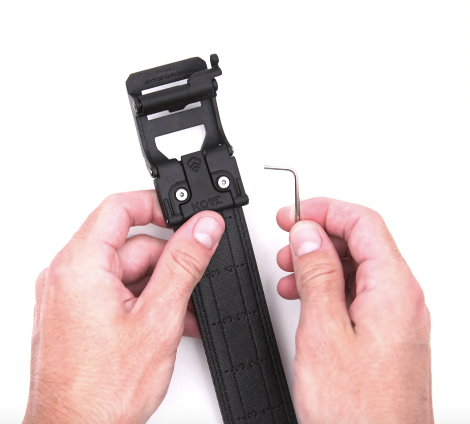 Black Tactical Gun Belt 1.5" X6 Buckle