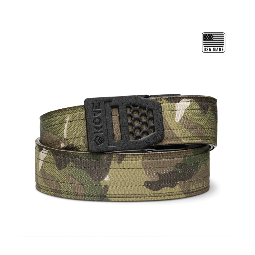 USA Multicam Tactical Gun Belt 1.5" X6 Black Buckle Levelfour Your