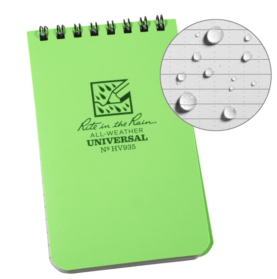 Top Spiral 3x5'' Notebook Kit (Hi Vis Green)