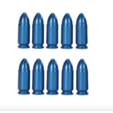 A-Zoom 9mm Luger Snap Cap Blue (Pack of 10)