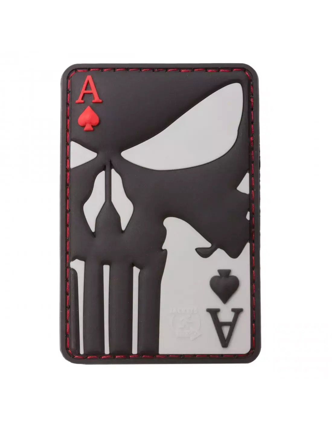 Punisher Ace of Spades Rubber Patch 3D