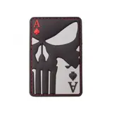Punisher Ace of Spades Rubber Patch 3D