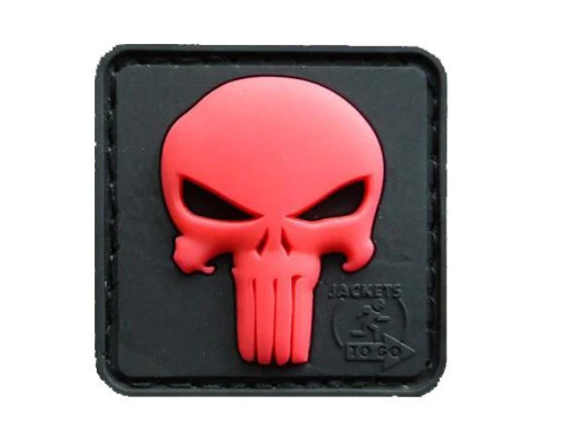 Red Superman Hook & Loop Badge – Tactical 3D PVC Patch, Super Hero Emblem