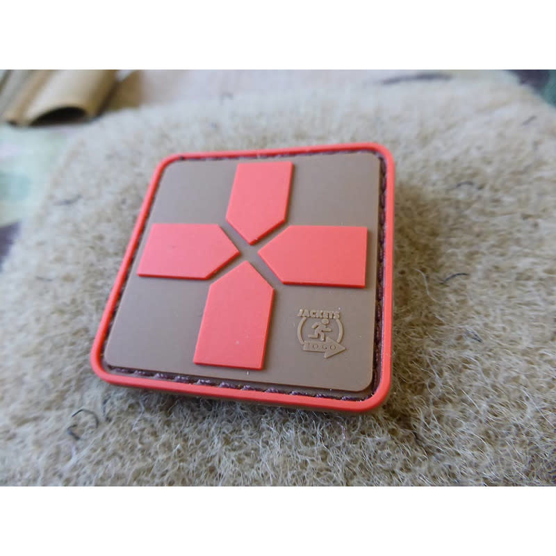 Red Cross Medic Patch 40mm (Coyote)
