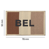 Belgium Emblem Flag Patch (Desert)