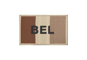 Belgium Emblem Flag Patch (Desert)