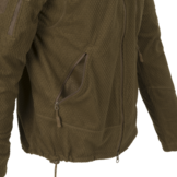 Alpha Tactical Jacket Grid Fleece (Black)